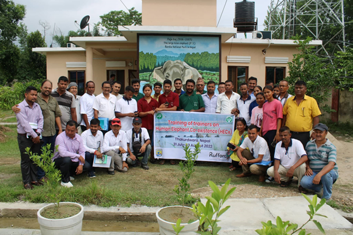 Training of trainers on Human Elephant Co-existence (HECx)